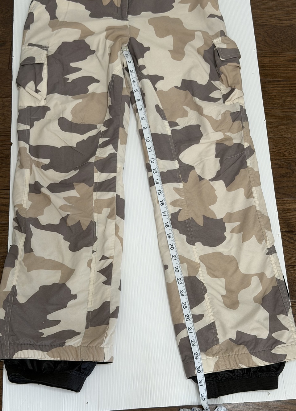 Vintage Colmar Camo Ski Snowboard Pants Desert Camouflage Cargo Technical IT 46 - Picture 2 of 12